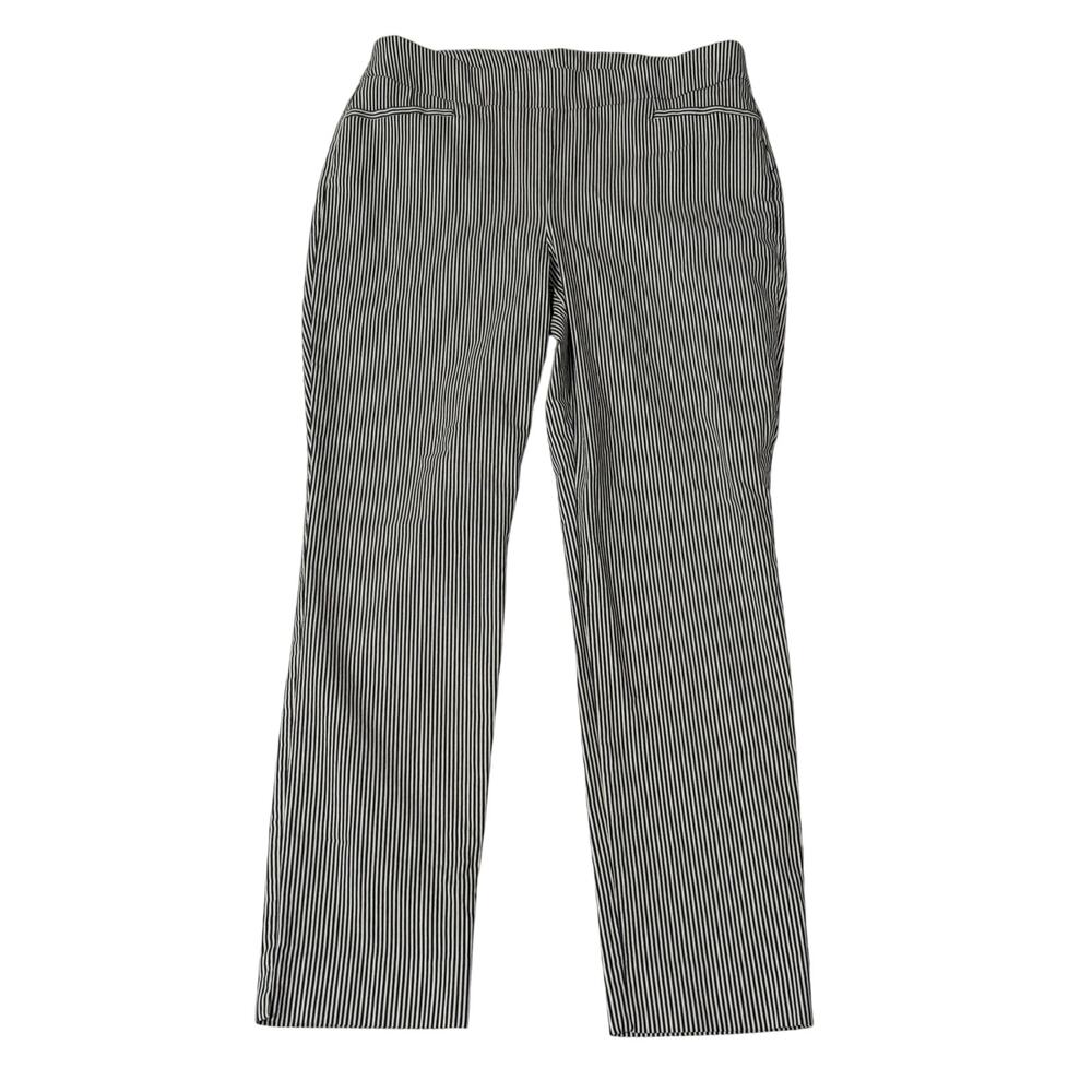 Chico's Pull-On Striped Pants, 1.5R